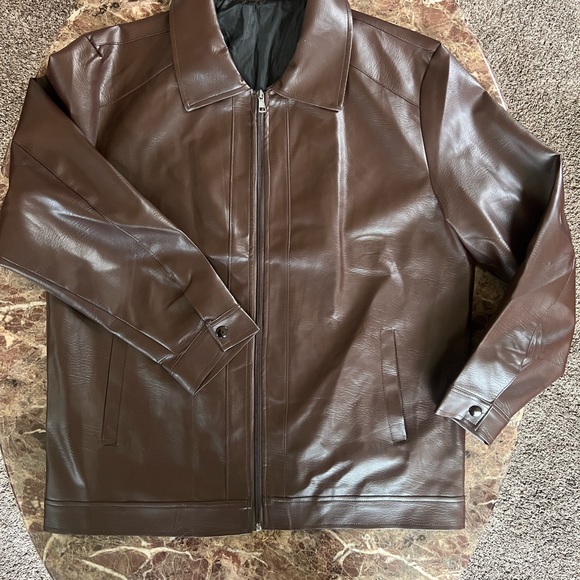 Vintage smooth leather jacket - Picture 2 of 2